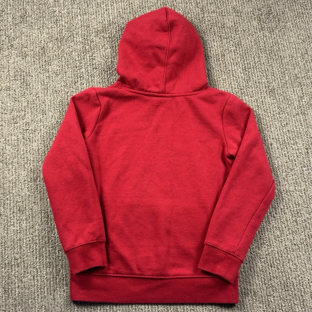 Nike Air Jordan Youth 6-7 Yrs Brooklyn Fleece Hoodie Jogger Sweatpants Set Red